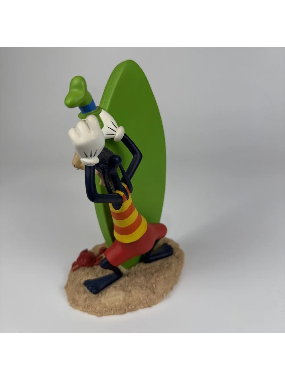 Disney Store Surfer Goofy Photo Frame 3D Figurine Surfboard Vintage Disney